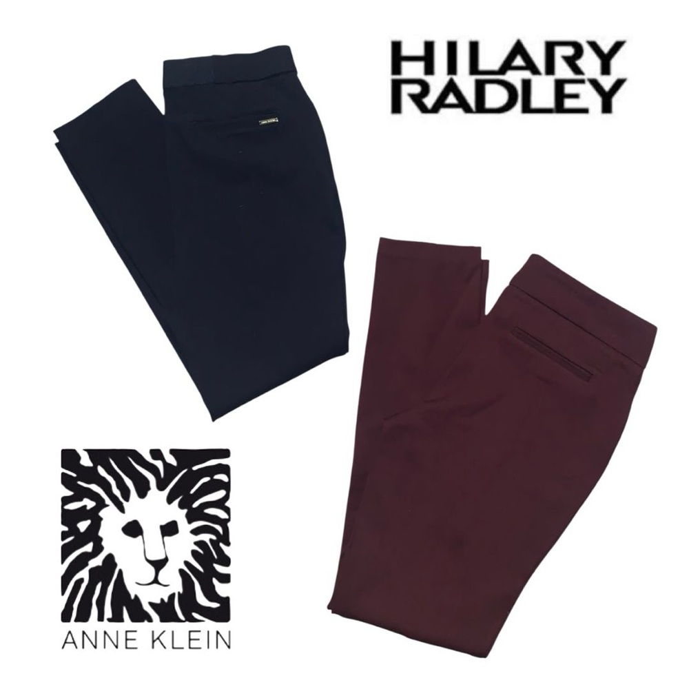 Anne Klein Skinny Navy Pants